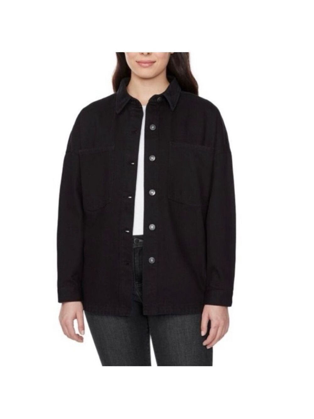 Hudson Jeans Black Jean Jacket